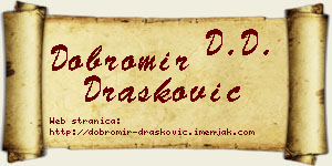 Dobromir Drašković vizit kartica